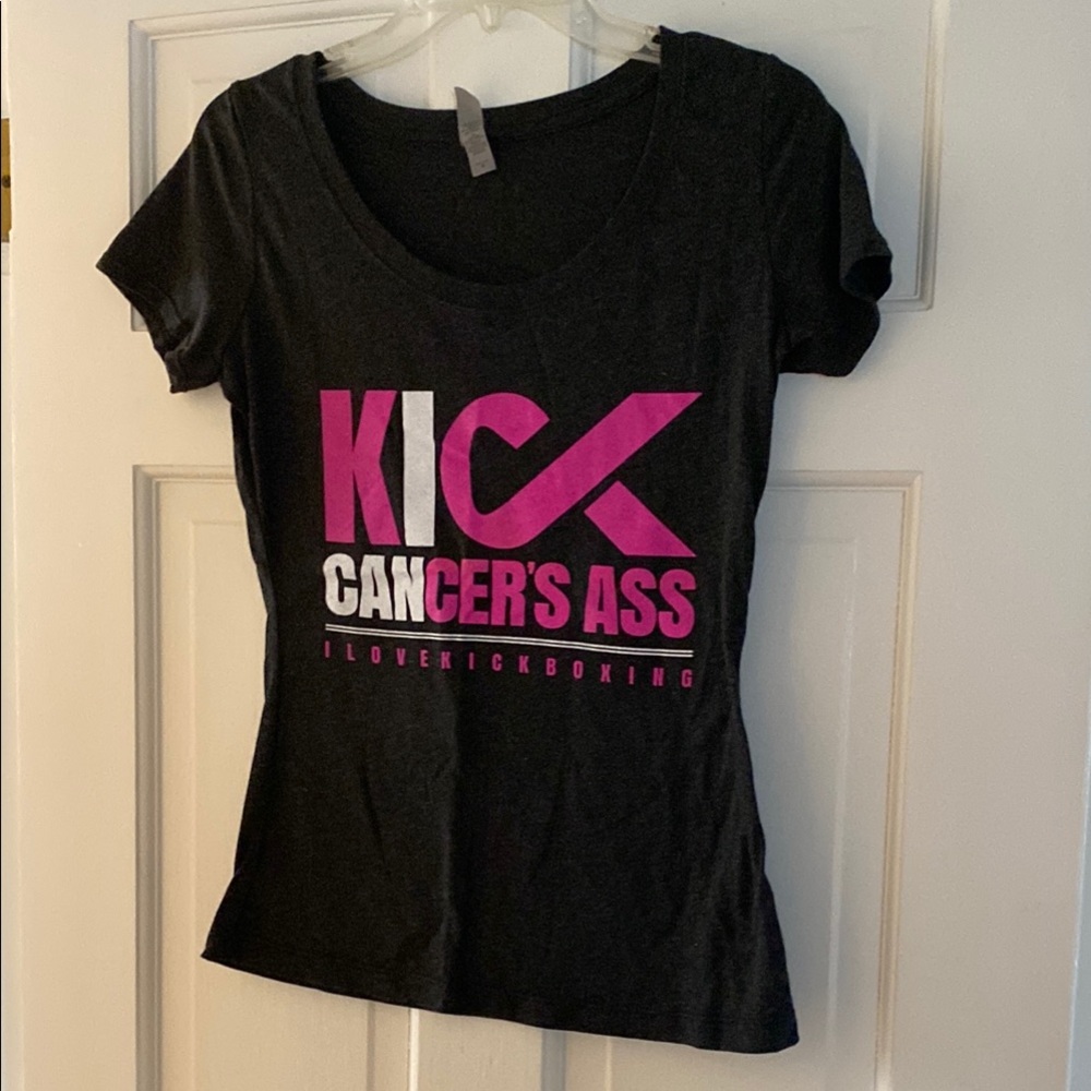 ILKB Kick Cancer Black Next Level Apparel Tee